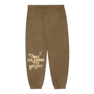 Stars Brown sweatpants BackSide