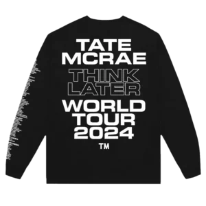 THINK LATER World Tour Long Sleeve Tee Back Side